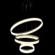 Round LED Chandelier Lights Lighting Modern Acrylic Lamps Luxurious Three Rings Ceiling Light Fixtures 204060