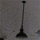 American country iron chandelier, Single head black industrial wind Chandelier