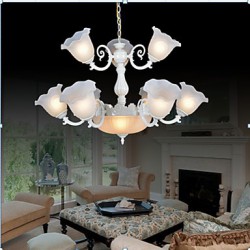 Chandeliers, Traditional/Classic/Vintage/Retro Living Room/Bedroom/Dining Room/Study Room/Office/Hallway Metal