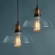 Modern Glass Dining Room Pendant Lights, Simple Kitchen Pendant Lamps Bar Cafe Hallway Balcony Pendant Lamp