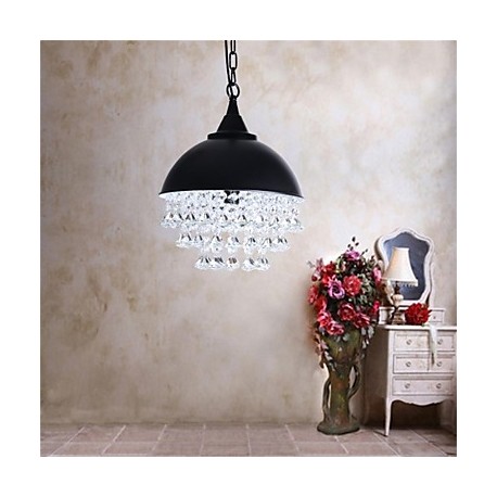 American Retro Minimalist Single Head Apple Shaped Iron Chandelier