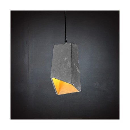 E27 220V 32*12CM 15-20㎡Contemporary And Contracted Personality Retro Cement Pendant Lamp Led Light