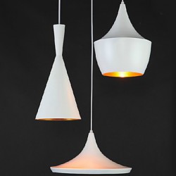 Max 60W Painting Metal Pendant Lights Bedroom / Dining Room