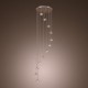 Max 10W Modern/Contemporary Crystal / Mini Style / Bulb Included Chrome Metal Pendant Lights Living Room / Bedroom / Dining Room