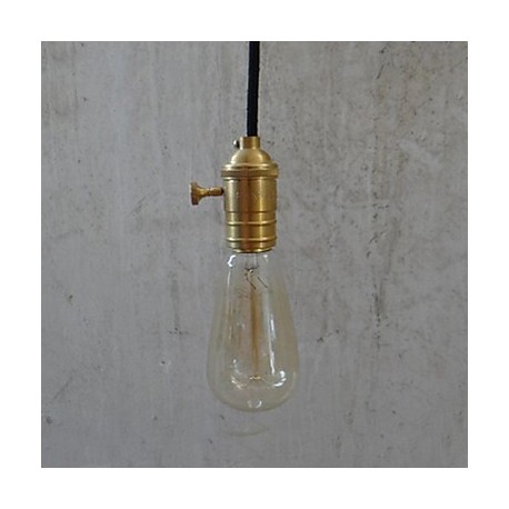 Max 60W Traditional/Classic / Vintage Bulb Included Brass Pendant Lights Bedroom / Dining Room / Hallway