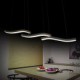 Wavy Design 45W LED Fashion Simple Acrylic Pendant Lights Living Room / Bedroom / Dining Room / Study Room/Office