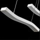 Wavy Design 45W LED Fashion Simple Acrylic Pendant Lights Living Room / Bedroom / Dining Room / Study Room/Office