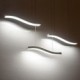 Wavy Design 45W LED Fashion Simple Acrylic Pendant Lights Living Room / Bedroom / Dining Room / Study Room/Office