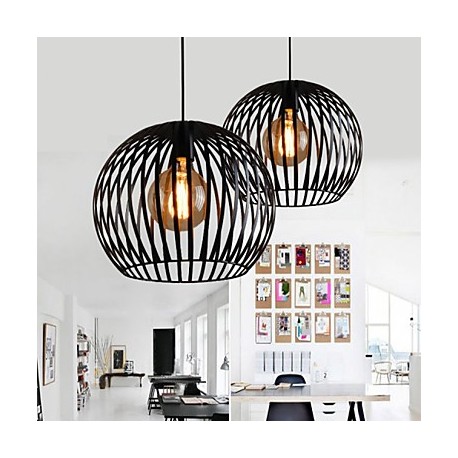 Max 60W Country Designers Metal Pendant Lights Living Room / Bedroom / Dining Room / Kitchen / Study Room/Office