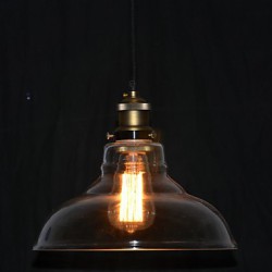 Max 60W Traditional/Classic / Vintage / Bowl Mini Style Painting Pendant Lights Bedroom / Study Room/Office / Hallway