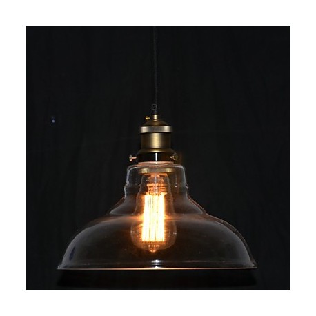 Max 60W Traditional/Classic / Vintage / Bowl Mini Style Painting Pendant Lights Bedroom / Study Room/Office / Hallway