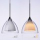 GE-09012-1 1-Light Two layer LED Pendant Island Light,Clear Glass, Polished Chrome(3 Pack