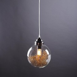 40W Modern/Contemporary / Traditional/Classic / Vintage / Lantern / Country Nickel Glass Pendant LightsLiving Room / Bedroom / D