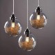 40W Modern/Contemporary / Traditional/Classic / Vintage / Lantern / Country Nickel Glass Pendant LightsLiving Room / Bedroom / D