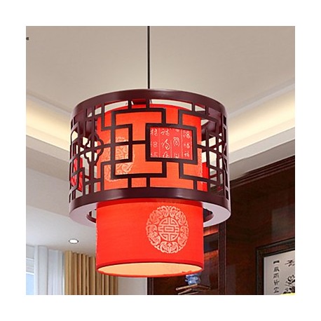 30*30CM Single Head Meals Chandeliers Archaize Restaurants Teahouse Small Droplight Lamp LED