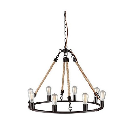 MAX:60W Vintage Mini Style Painting Metal Chandeliers Bedroom / Dining Room / Entry / Hallway