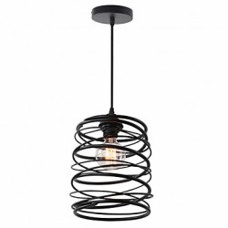 40w Rustic/Lodge / Retro / Country Mini Style Painting Metal Pendant Lights Dining Room / Study Room/Office / Game Room / Garage