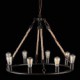 MAX:60W Vintage Mini Style Painting Metal Chandeliers Bedroom / Dining Room / Entry / Hallway