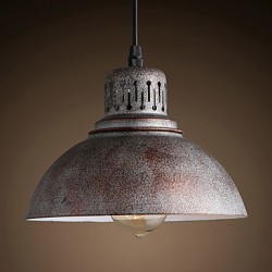 Retro Mini Style Painting Metal Pendant Lights Study Room/Office / Entry / Hallway / Outdoors