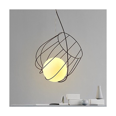 Max 60W Retro Designers Metal Pendant Lights Bedroom / Dining Room / Kitchen / Study Room/Office / Hallway