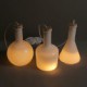 E27 15*26CM Line 1M Contemporary And Contracted Creative Magic White Glass Bottle Line Droplight Led