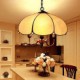 E27 220V 20*20CM 5-10㎡European Rural Creative Arts Stained Glass Chandelier Restoring Ancient Ways Lamp Led Light