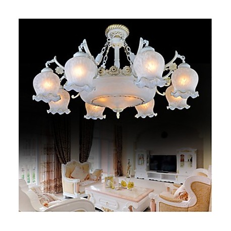 Chandeliers White 220V European Retro Classic