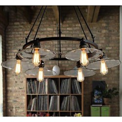 MAX 40W Traditional/Classic / Vintage / Retro / Lantern / Country Mini Style Painting Metal Pendant LightsLiving Room / Bedroom 