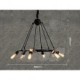 MAX 40W Traditional/Classic / Vintage / Retro / Lantern / Country Mini Style Painting Metal Pendant LightsLiving Room / Bedroom 