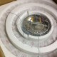 LED Pendant Lamps Ceiling Light Chandelier Lighting Round 4 Rings Large Ring Amber Crystal and Other Clear Crystal