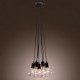 Modern Home 7 Head Edison Bulb Light Loft Glass Ball Living Room Pendant Light Dining Room Light