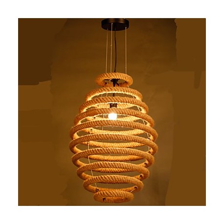 American Country Hemp Honeycomb Chandelier