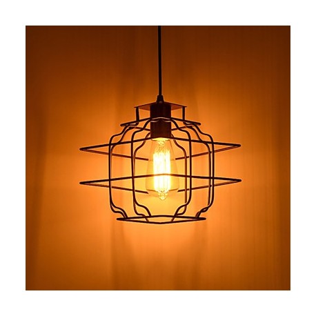 Max 60W Retro Designers Metal Pendant Lights Bedroom / Dining Room / Kitchen / Study Room/Office / Hallway