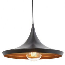 Pendant Light Retro Vintage Tom Dixon Design Black Painting Pendant Lights Living Room / Bedroom / Dining Room Lights