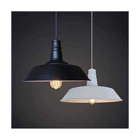 26CM Max 60W Retro Designers Metal Pendant Lights Living Room / Bedroom / Dining Room / Kitchen