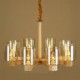 Fashion Personality Pendant lamp Coffee Bar Table Wooden Glass Cover 8