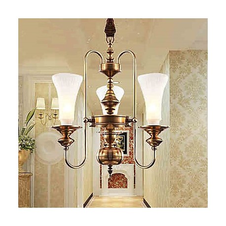 Pendant Lights Crystal / Mini Style Traditional/Classic Bedroom / Dining Room / Kitchen / Study Room/Office Metal