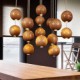 Pendant Lights Mini Style / Bulb Included Lantern Bedroom / Study Room/Office / Kids Room / Game Room Wood/Bamboo