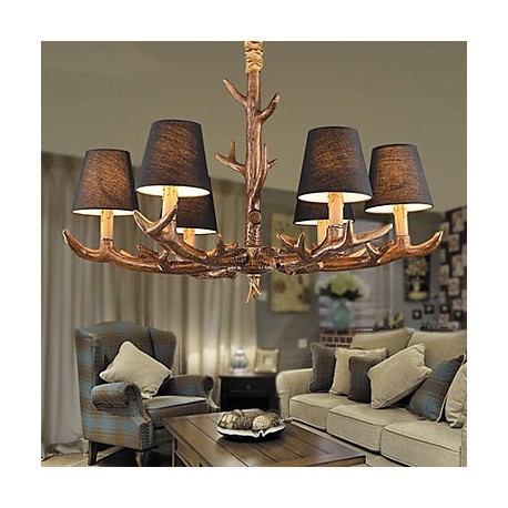 Chandeliers / Pendant Lights LED Vintage Living Room / Bedroom / Dining Room / Study Room/Office / Game Room Resin