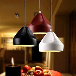 Max 60W Vintage / Retro Mini Style Painting Metal Pendant Lights Living Room / Bedroom / Dining Room / Kitchen