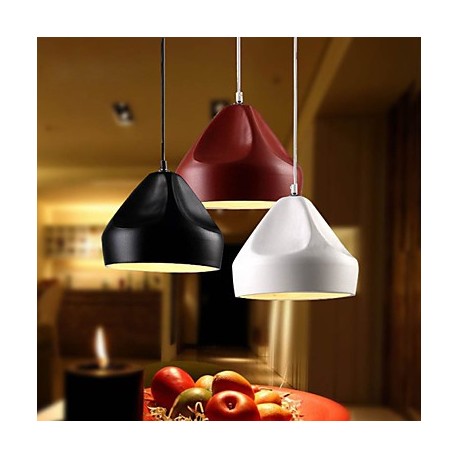 Max 60W Vintage / Retro Mini Style Painting Metal Pendant Lights Living Room / Bedroom / Dining Room / Kitchen