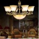 Chandeliers 220V Bronze European Retro Classic