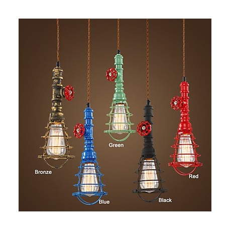 E26/E27 Max 60W Vintage Pendant Lights/Waterpipe Design/ Coffee Bar/Restaurant Lights