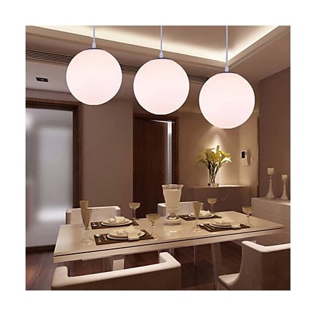 1 Lights 20CM Max 60W Modern/Contemporary Glass Pendant Lights Living Room / Dining Room / Kitchen