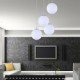 1 Lights 20CM Max 60W Modern/Contemporary Glass Pendant Lights Living Room / Dining Room / Kitchen