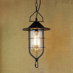 American Retro Rustic Pastoral Lighting Light Industrial Pendant Lamp