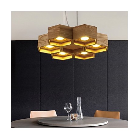 Pendant Lights LED Country Living Room / Bedroom / Dining Room / Study Room/Office / Kids Room / Game Room Wood/Bamboo