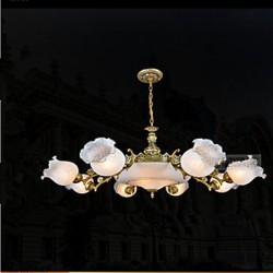 Chandeliers, Traditional/Classic/Vintage/Retro Living Room/Bedroom/Dining Room/Study Room/Office/Hallway Metal