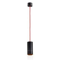 GE-05032-8W-136mm 1-Light Mini Pendant light, Black Anodized with Aluminium,220-240V