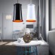 Max 60W Classic / Rustic/ Vintage Mini Style Painting Metal Pendant LightsLiving Room / Bedroom / Dining Room